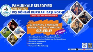Pamukkale kış kurslarına başvurular devam ediyor