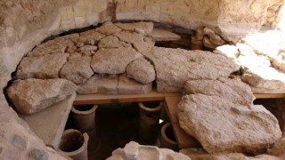 Parion Antik Kentinde 1950 yıllık Roma Hamamındaki terleme odası restore edildi