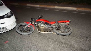 Polisten kaçan motosiklet sürücüsü kaza yapınca yakalandı