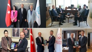 Rektör Çakmak Ankarada çeşitli temaslarda bulundu