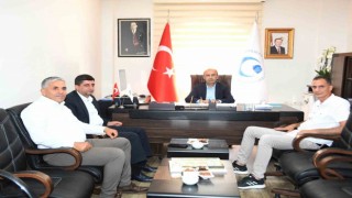 Rektör Kelleş, gazetecilerle bir araya geldi