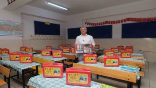 Şahinbeyden öğrencilere boyama seti