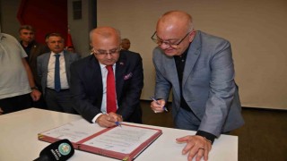 Salihliye kilit parke desteği için protokol imzalandı