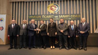 Samsun TSOda meclis üyelerine plaket