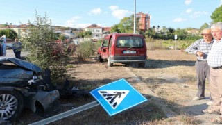 Samsunda korkutan trafik kazası: 3 yaralı