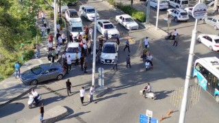 Şanlıurfada kadınların kavgası kamerada