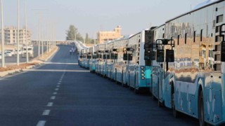 Şehir merkezinde 750 araçla gövde gösterisi