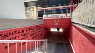 Şehit isminin verildiği alt geçidin duvarları karalama tahtasına döndü