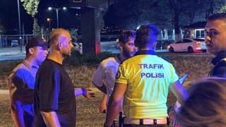 Sinopta polis denetimi: Alkollü sürücü polis ekiplerine zor anlar yaşattı