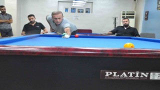 Şırnakta 3 bant bilardo il birinciliği turnuvası yapıldı