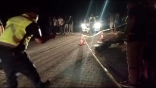 Sökede telefon direğine çarpan motosiklet sürücü hayatını kaybetti