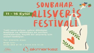 Sonbahar Alışveriş Festivali başladı