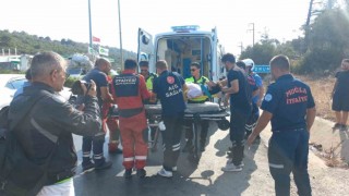 Su kanalına giren kamyonet hurdaya döndü: 1 ölü, 1 yaralı