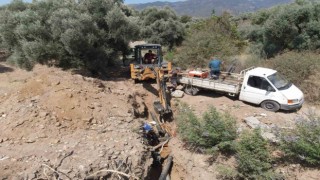 Sultanhisar Barajında çalışmalar devam ediyor