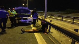 TEMde 5 otomobil zincirleme kazaya karıştı : 1i bebek 5 yaralı