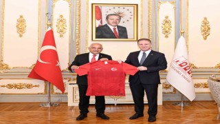 TFF Başkanı Mehmet Büyükekşi, İstanbul Valisi Davut Gülü ziyaret etti