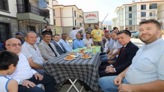 TOKİ evlerine yerleşen vatandaşlar lokma hayrı yaptı