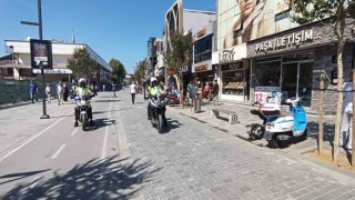 Trafik ekipleri cadde için teyakkuza geçti