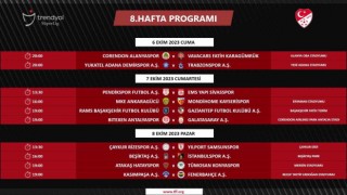 Trendyol Süper Ligde 5-18. hafta maçlarının programı açıklandı