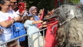 Tülütabaklar hem korkuttu hem dans etti