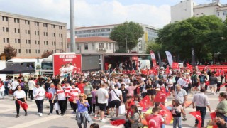 Türkiye Futbol Federasyonu valilik önündeki etkinliklerine devam ediyor