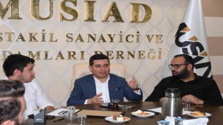 Tütüncü, MÜSİAD üyesi gençlerle tecrübelerini paylaştı
