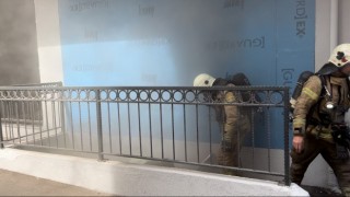 Üsküdarda korkutan depo yangını