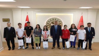 Vali Aslan Türkiye şampiyonlarını ağırladı