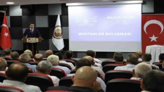 Vali Aygöl muhtarlar ile bir araya geldi