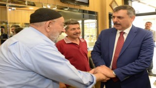 Vali Çiftçiden esnaf ziyareti