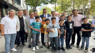 Vali Ergün ve Başkan Çakın Uşak esnafı ile bir araya geldi