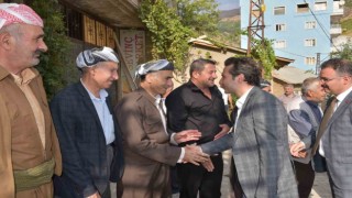 Vali Yardımcısı Karadağ Irakın sıfır noktasındaki köylerde yapılan çalışmaları yerinde inceledi