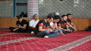 Vefat eden motosiklet sürücüleri için Mevlid-i Şerif okutuldu