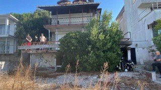 Yalıda çıkan yangın büyümeden söndürüldü