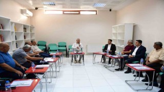 Yeşilyurtta muhtarlarla deprem toplantısı
