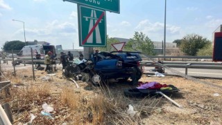 Yoldan çıkan araç kaza yaptı: 1 ölü
