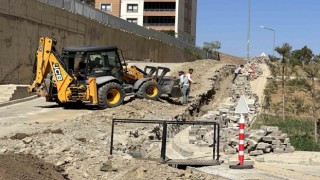 Yüksekovada doğalgaz çalışması devam ediyor