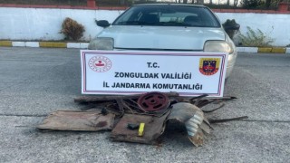 Zonguldakta iş yerinden hırsızlık şüphelisi yakalandı