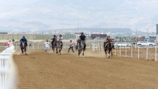 14. Geleneksel Rahvan At Yarışları nefes kesti, attan düşen genç kadın yaralandı