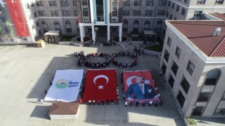 550 belediye çalışanından 100. yıla özel koreografi