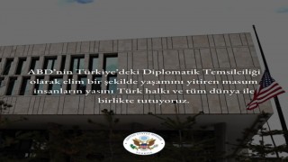 ABD Büyükelçiliğinde bayrak yarıya indirildi