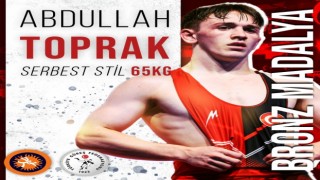 Abdullah Topraktan bronz madalya