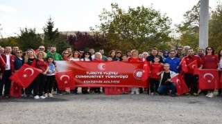 Adalet teşkilatı 100üncü yıl yürüyüşünde