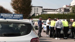 Aday sürücü ehliyetini alamadan ceza yedi...