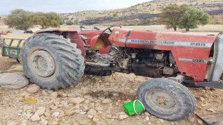 Adıyamanda traktör devrildi: 1 ölü