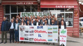 Ağrının Patnos ilçesinde “Bir Olalım İl Olalım” sloganı adı altında bir araya gelen STKlar bir ilke imza attı.