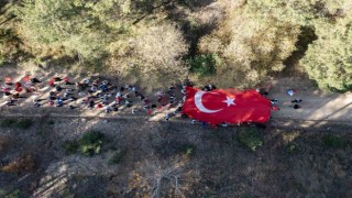 Akdağmadeni ormanlarında 100. Yıl yürüyüşü