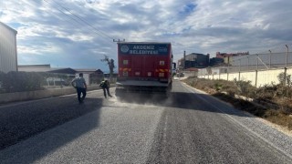 Akdenizin yolları ve kaldırımları yenileniyor