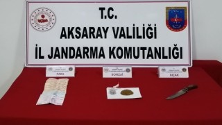 Aksaray jandarmadan uyuşturucu operasyonu: 1 tutuklama