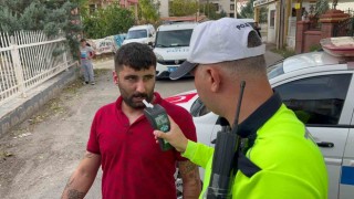 Aksarayda şüpheli-polis kovalamacası